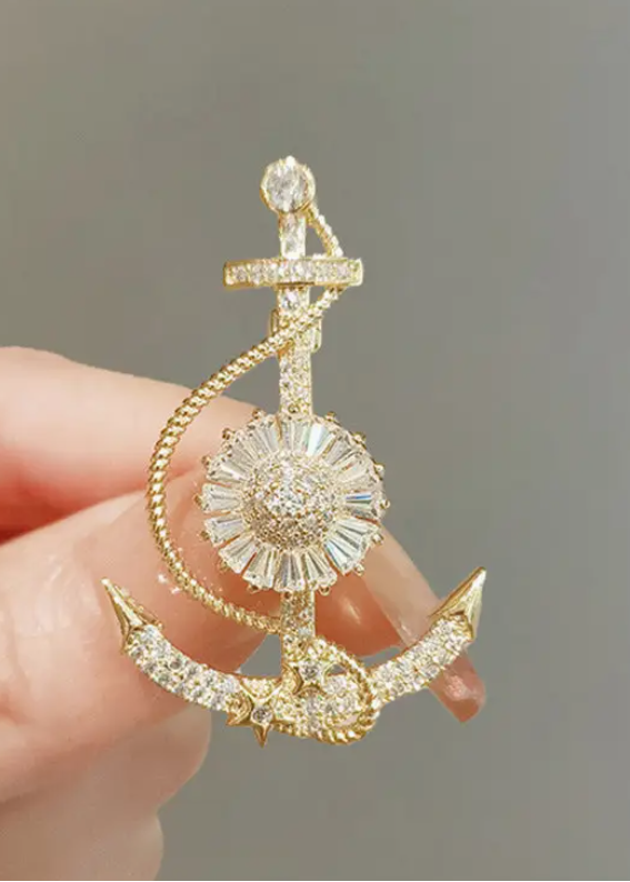 Anchor Brooch