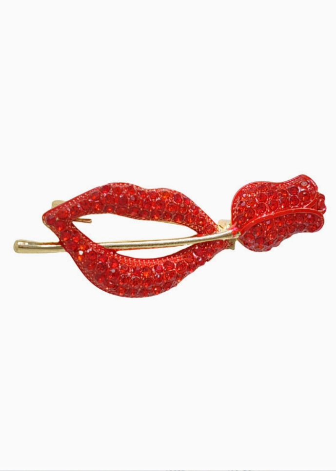 Lips Brooch