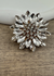 Chrysanthemum Brooch Clear