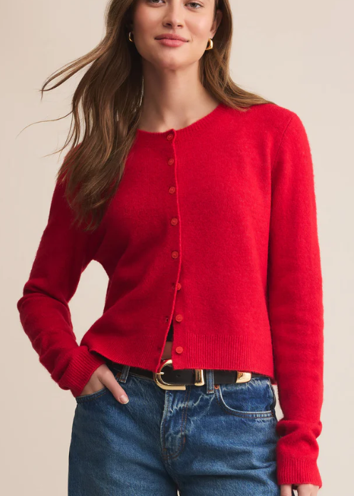 Marietta Cardigan Red