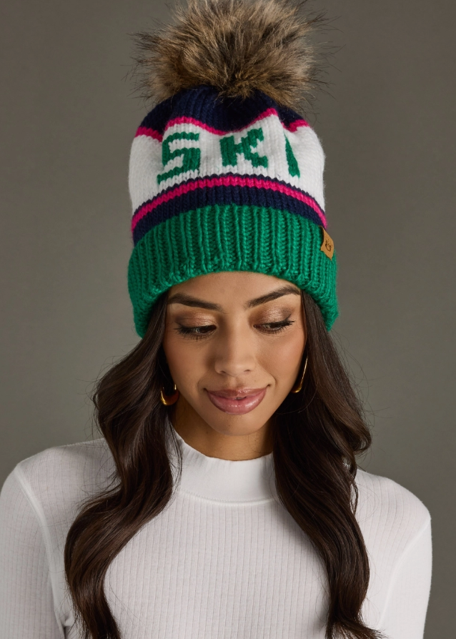 Ski Babe Beanie Green