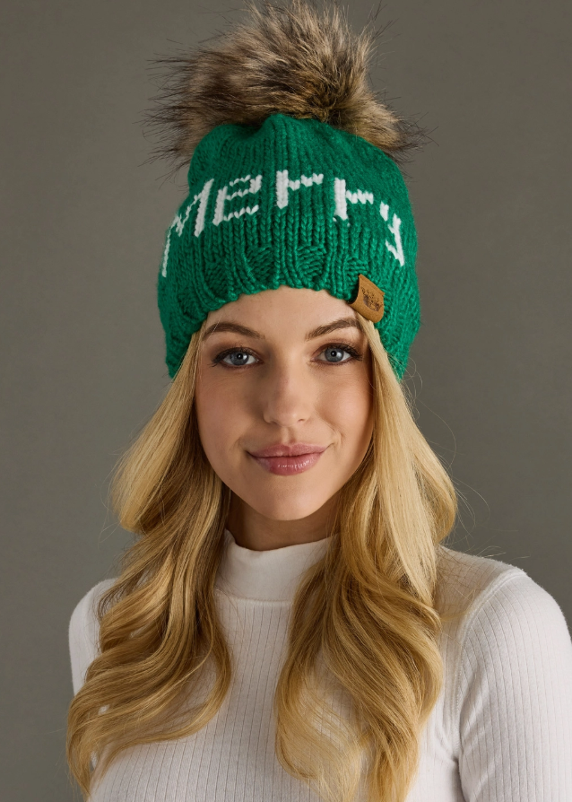 Merry Beanie Green