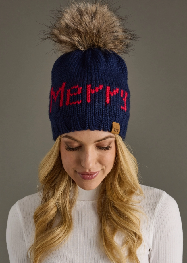 Merry Beanie Blue