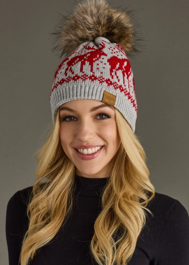 Reindeer Beanie Red