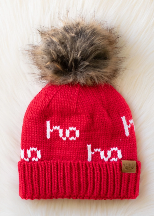 Ho Ho Ho Beanie Red