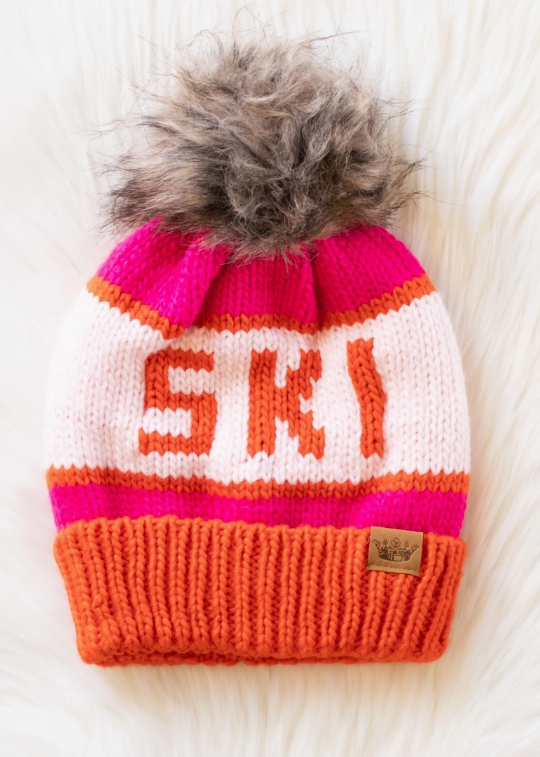 Ski Babe Beanie Orange
