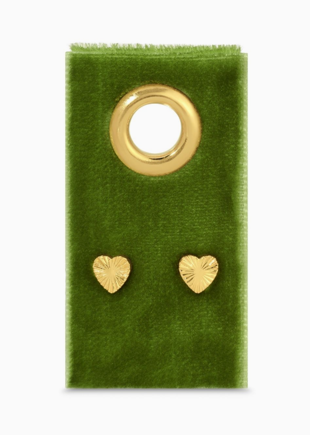 Heart earrings Gold