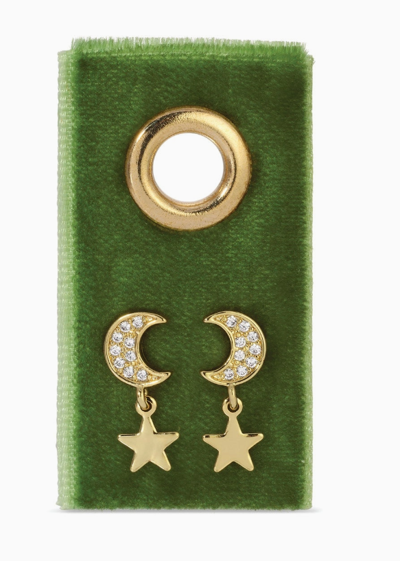 Moon & Stars earrings Gold