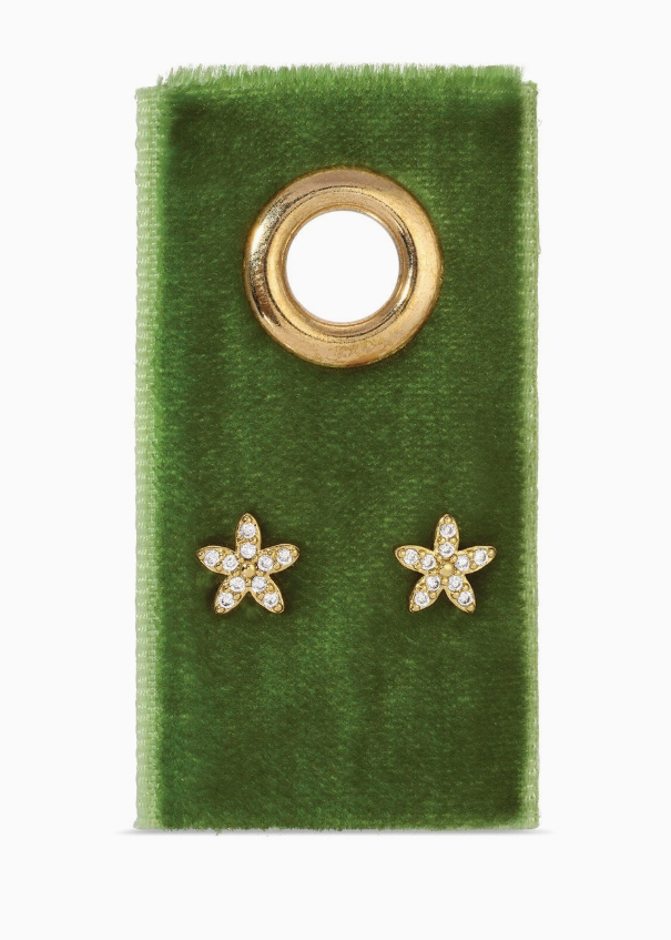 Flower earrings Gold