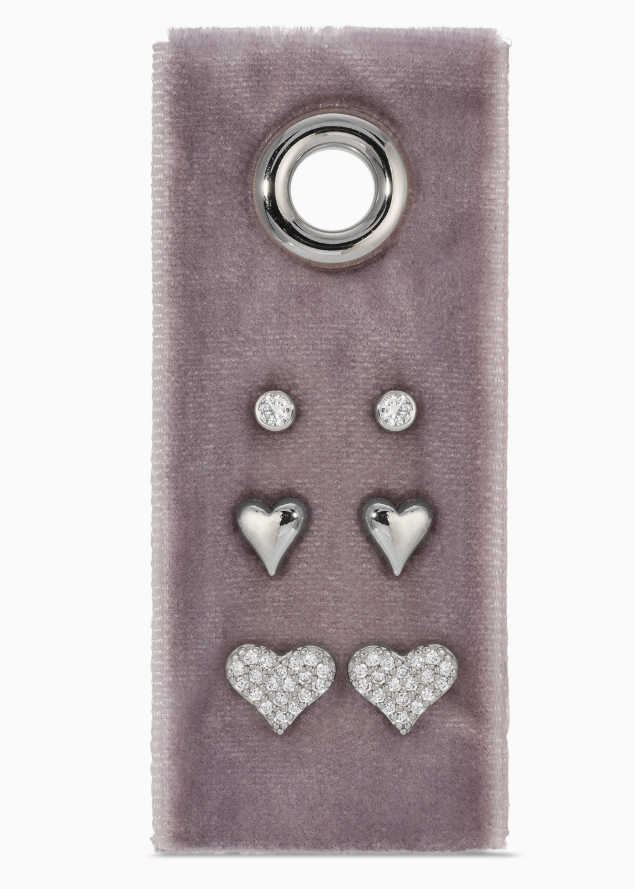 Heart Earring Trio
