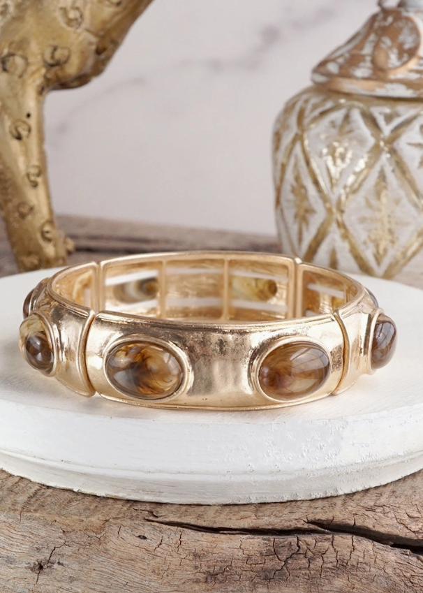 Pearl Bangle Chocolate