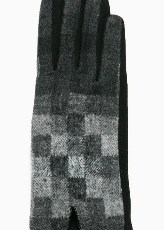 Checkers Gloves Black