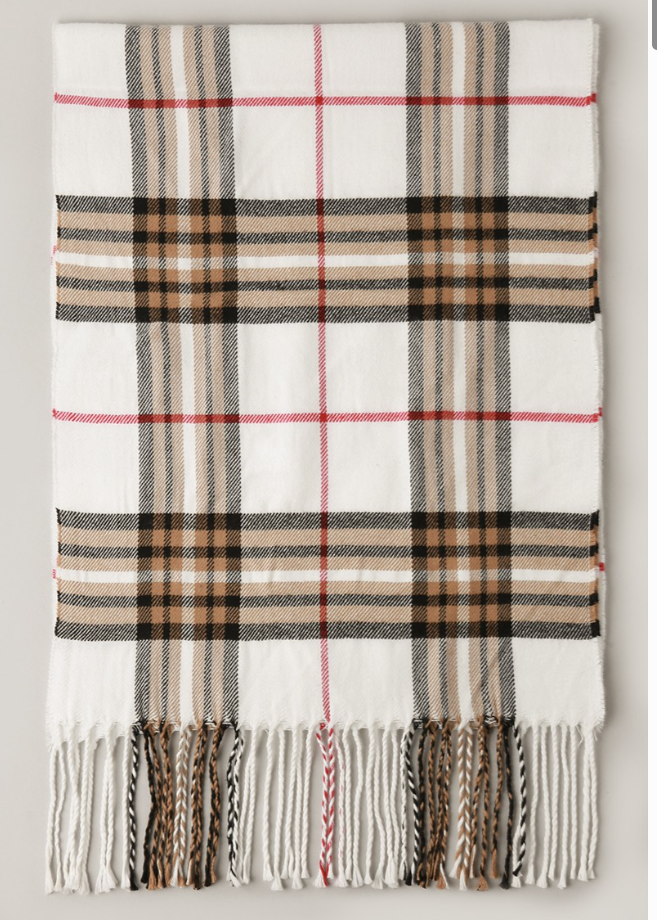 Westminster Scarf Ivory