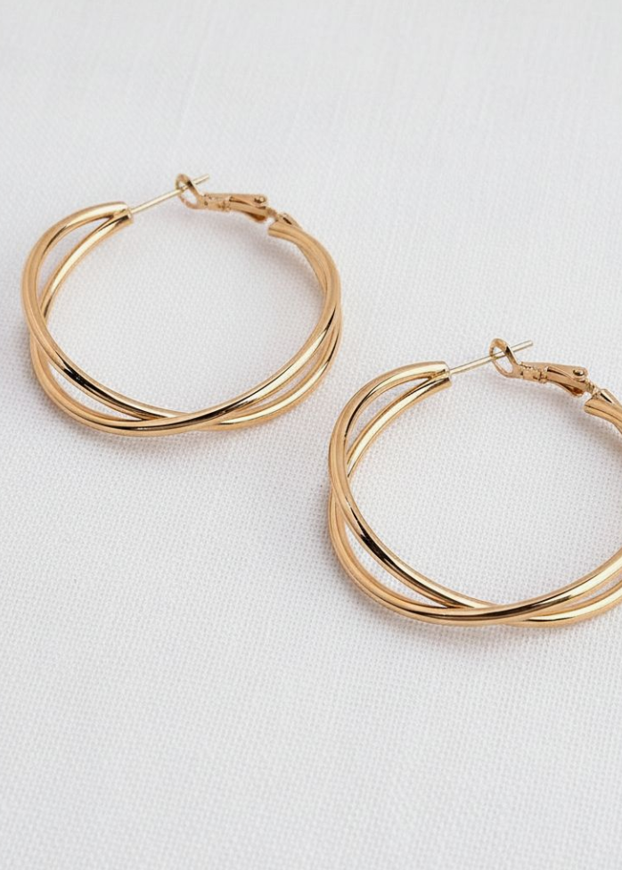 Zelda Hoops Gold