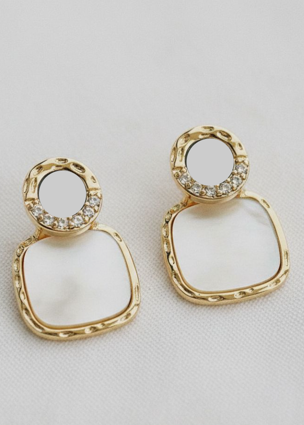 Snow Crystal Earrings