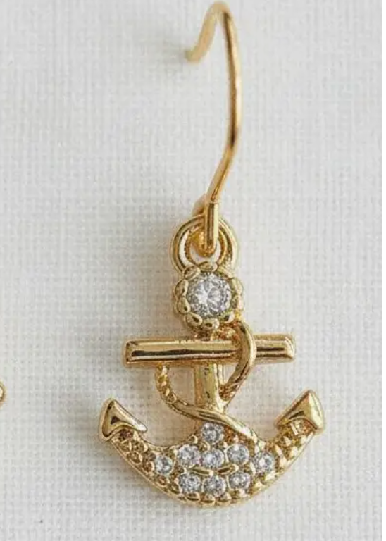 Drop Anchor Earrings