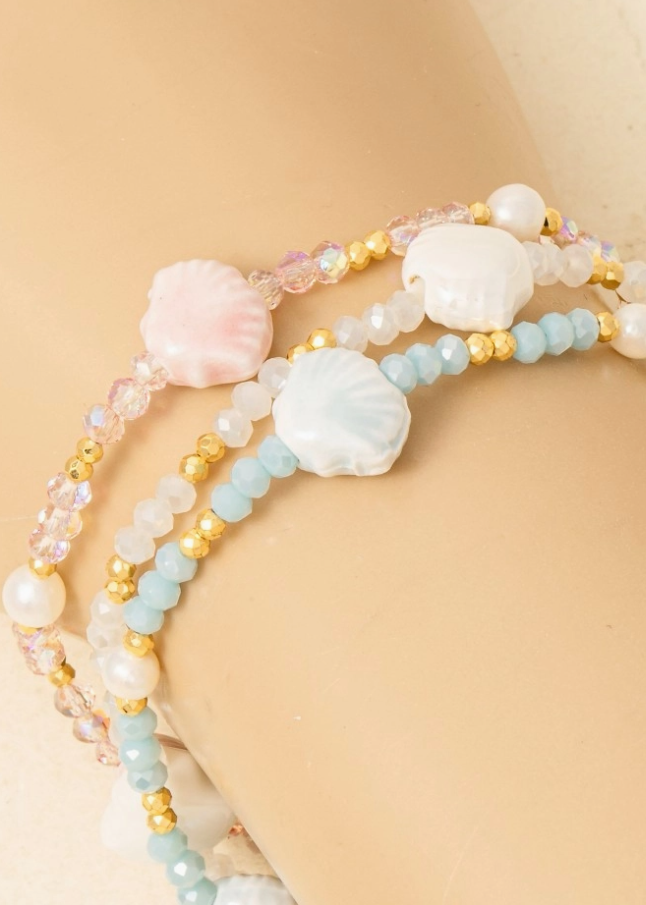Shiny Shell Bracelets