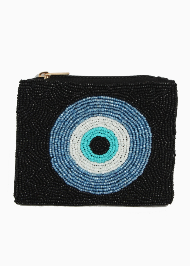 Evil Eye Pouch Black