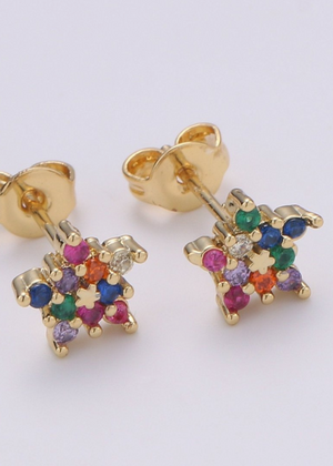 Rainbow Studs