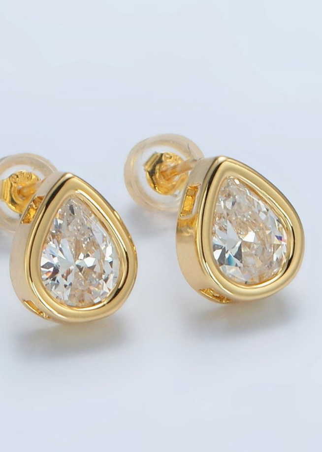 Teardrop Studs