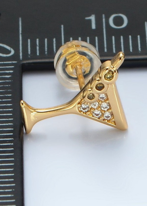 Martini Studs Gold