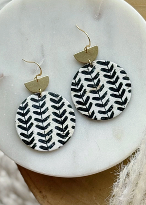 Mara Earrings Black
