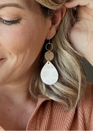 Harvest Earrings Taupe