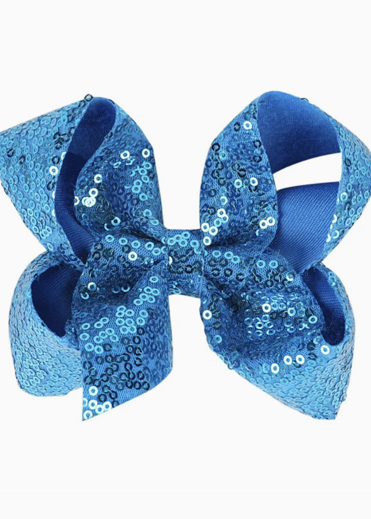 Fancy Bow Royal Blue
