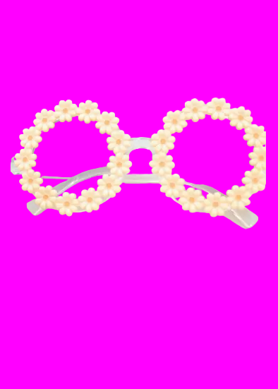 Dazy Chain Kids Sunglasses Yellow