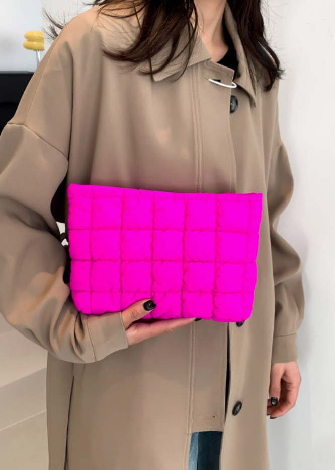 Puffy Pouch Fuchsia