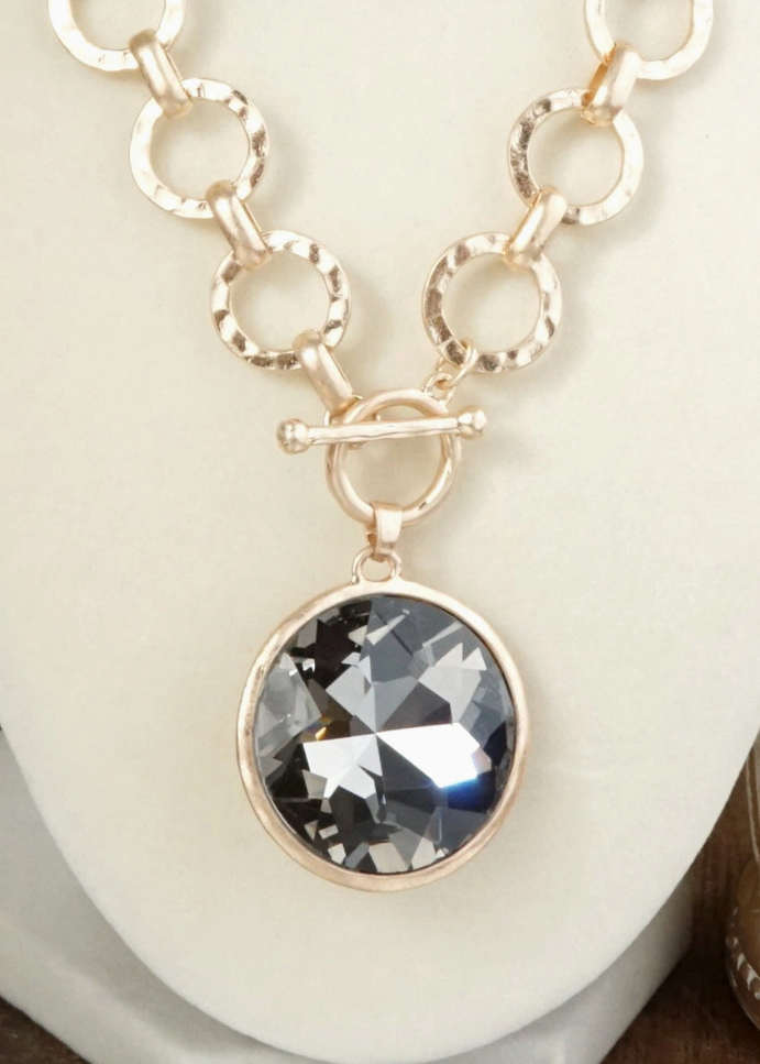 Gilda Necklace Grey