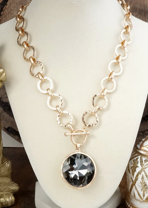 Gilda Necklace Grey