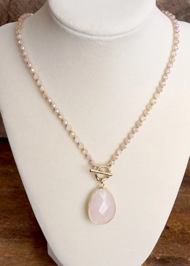 Pansy Necklace Pink