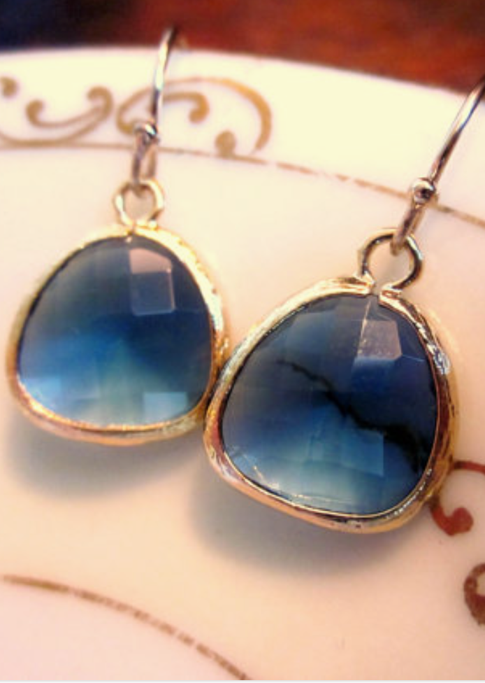 Iceberg Earrings Sapphire