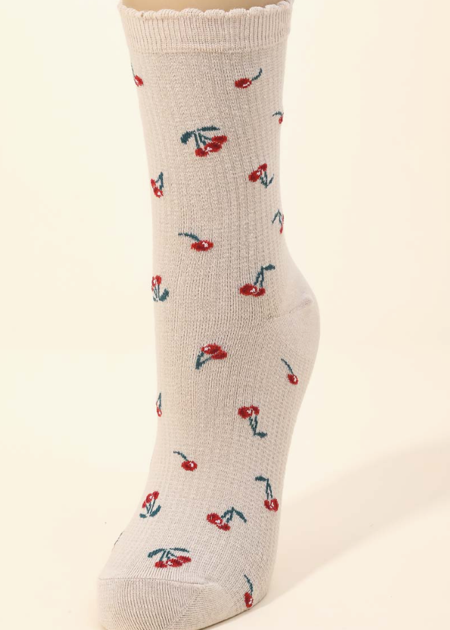 Cherry Socks