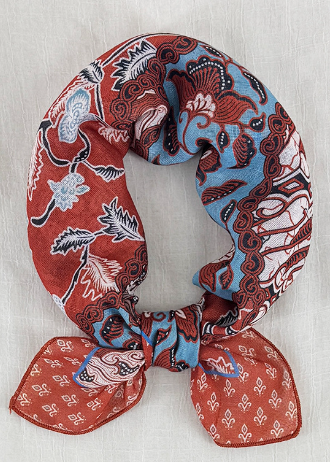 Market Scarf Rust