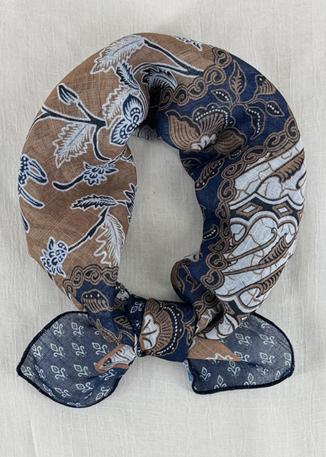 Market Scarf Navy