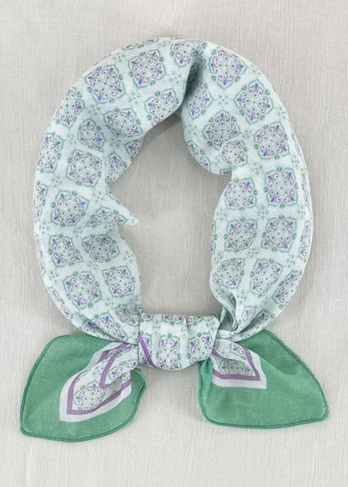 Tile Scarf Mint