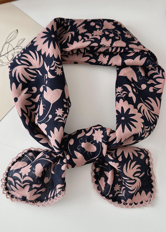 Kerchief Scarf Navy
