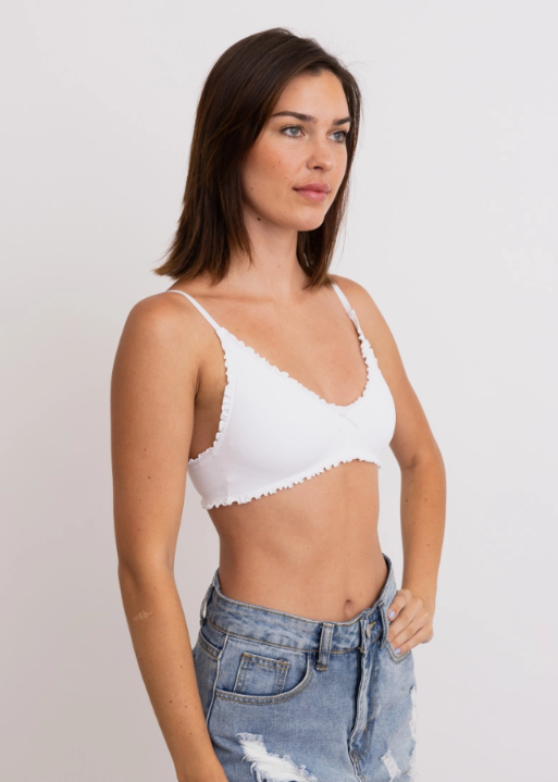 Pia Bralette White