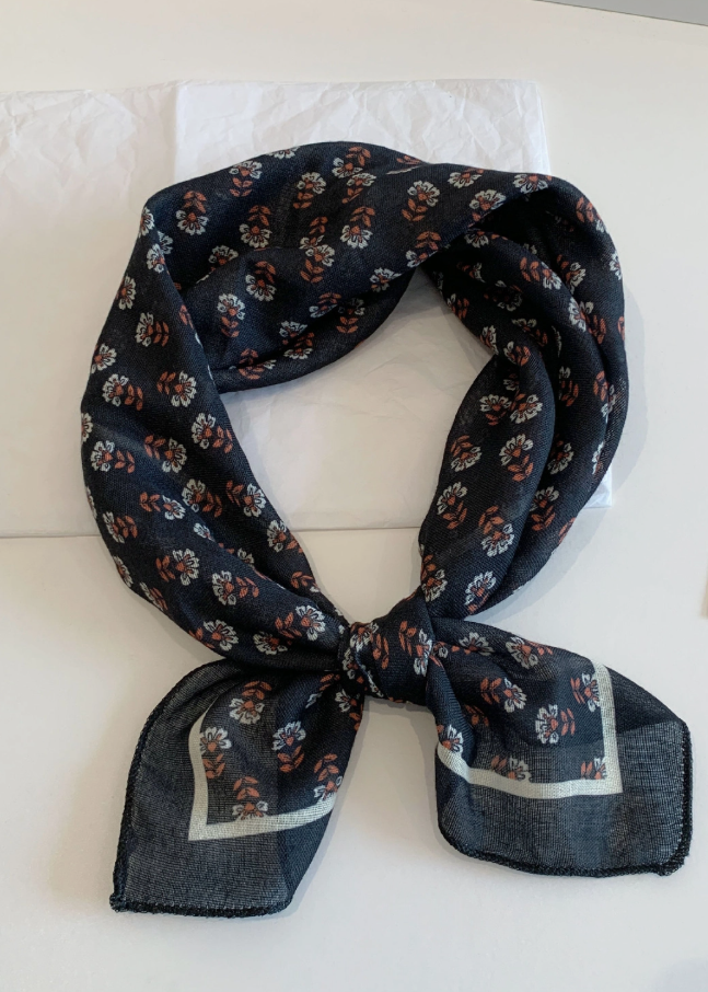 Ascot Scarf Navy