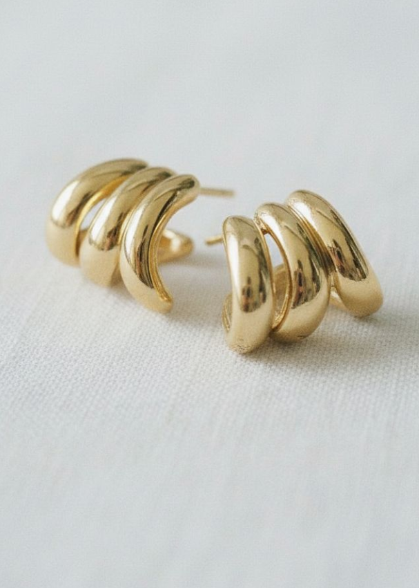 Triple Hoop Earrings