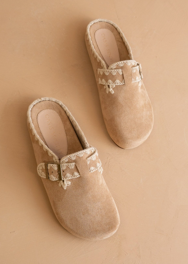 Almondine Mules