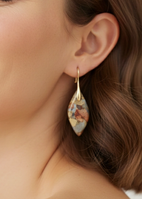 Jasper Terra Earrings