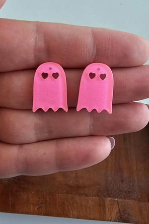 Mini Ghost Earrings