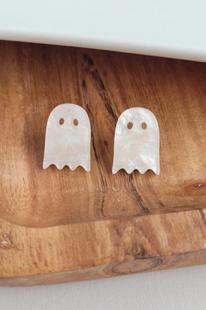 Mini Ghost Earrings