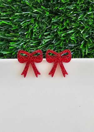 Holiday Bow Earring