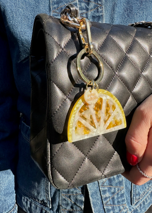 Lemon Keychain