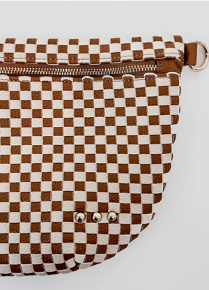 Westerly Crossbody Brown Check