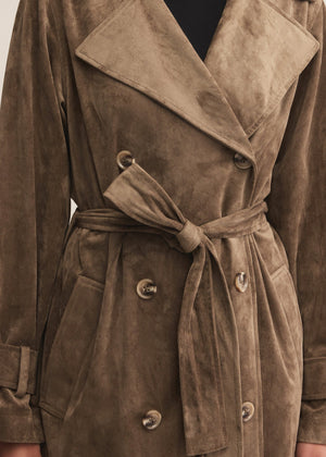 Stabler Suede Trench